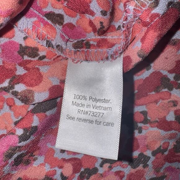 Nine West Women Extra Small Camisole Multicolor Dots Going Out Lightweight Boho - Picture 4 of 7